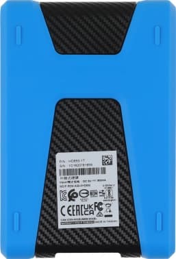 Жесткий диск A-Data USB3.0 1TB AHD650-1TU31-CBL HD650 DashDrive Durable 2.5" синий - фото 5
