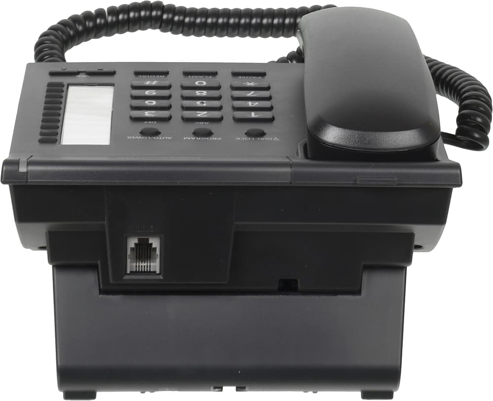 Телефон проводной Panasonic KX-TS2382RUB черный - фото 3