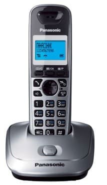 Р/Телефон Dect Panasonic KX-TG2511RUM серый металлик/черный АОН - фото 4