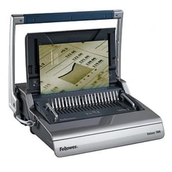 Переплетчик Fellowes Galaxy (FS-56220) A4/перф.28л.сшив/макс.500л./пластик.пруж. (6-50мм) - фото 2