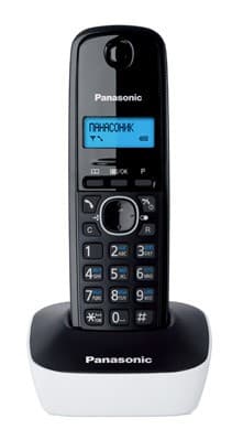 Р/Телефон Dect Panasonic KX-TG1611RUW белый/черный АОН - фото 4