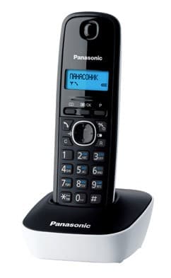 Р/Телефон Dect Panasonic KX-TG1611RUW белый/черный АОН - фото 2