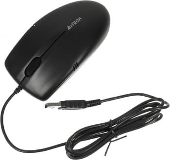 Мышь A4Tech OP-530NU черный оптическая 1200dpi USB 2but - фото 5