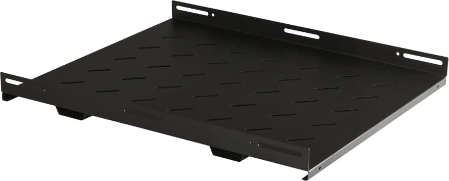Полка стационарная Lanmaster TWT-CBB-S4-6/100 1U нагр.:100кг. 19" 350мм черный (упак.:1шт) - фото 4