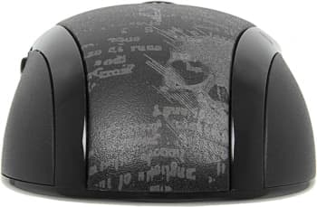 Мышь A4Tech V-Track F5 черный/рисунок оптическая 3000dpi USB 6but - фото 2