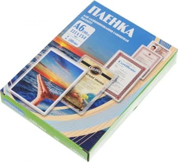 Пленка для ламинирования Office Kit 100мкм A6 (100шт) глянцевая 111x154мм PLP111 (PLP111*154/100) - фото 2