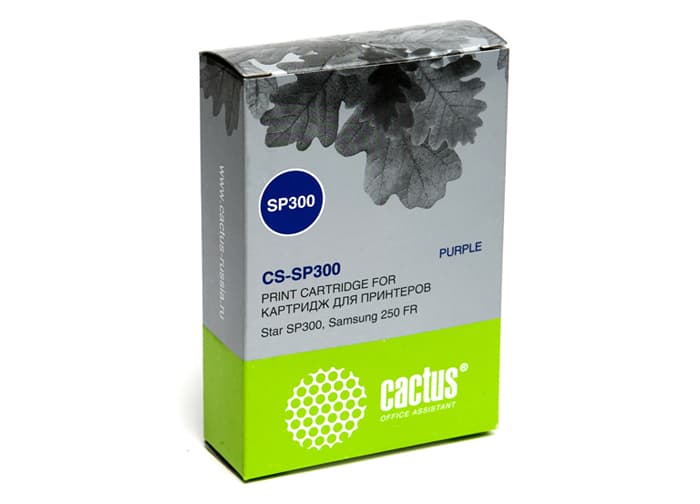 Картридж матричный Cactus CS-SP300 12.7x5 фиолетовый для Samsung Star SP300/250 FR без чипа - фото 3