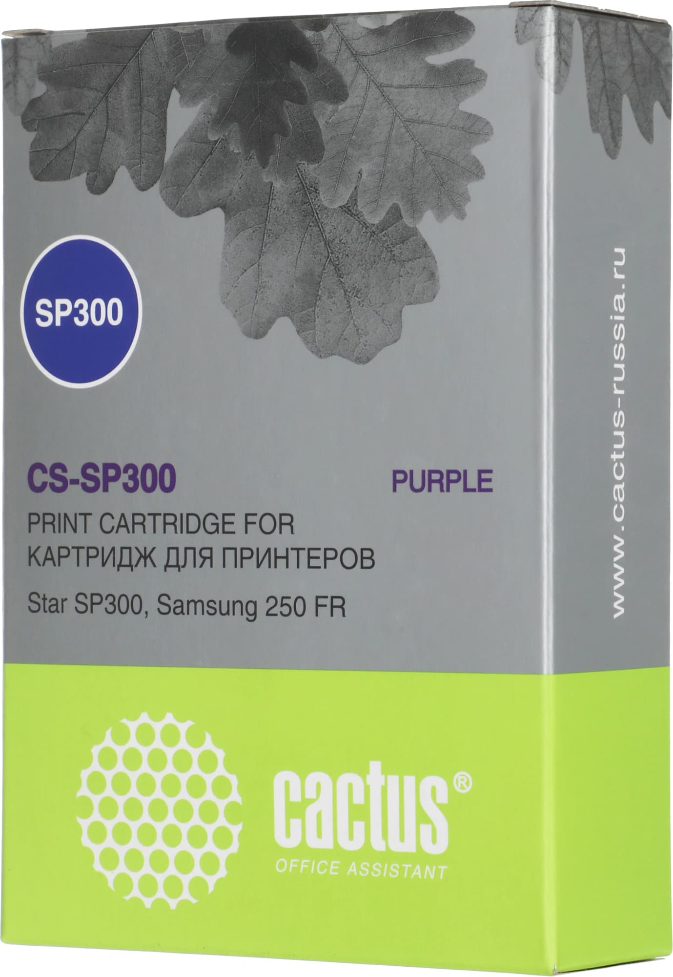 Картридж матричный Cactus CS-SP300 12.7x5 фиолетовый для Samsung Star SP300/250 FR без чипа