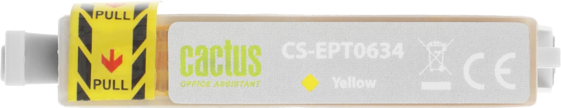 Картридж струйный Cactus CS-EPT0635 T0635 черный/голубой/пурпурный/желтый набор (40мл) для Epson Stylus C67/C87/CX3700/CX4100/CX4700 с чипом