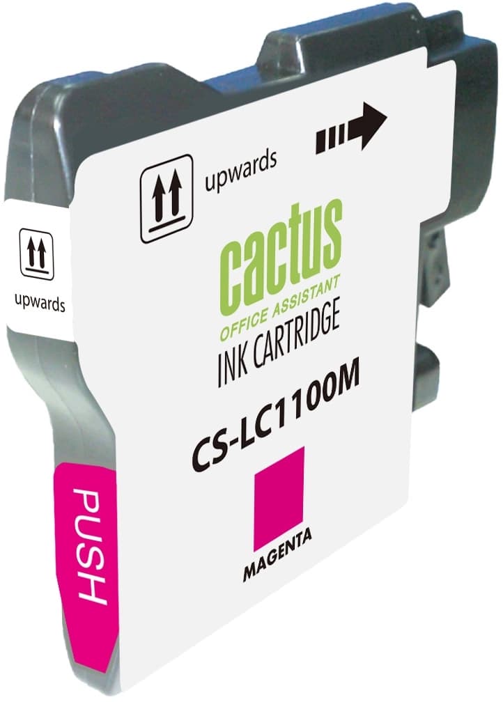 Картридж струйный Cactus CS-LC1100M пурпурный (16мл) для Brother DCP-385c/6690cw/MFC-990/5890/5895/6490 с чипом - фото 4
