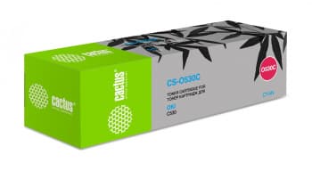 Картридж лазерный Cactus CS-O530C 44469754 голубой (5000стр.) для Oki C530 - фото 2