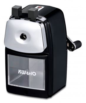 Точилка для карандашей механическая Kw-Trio 30VA 30VA-BLK 1 отверстие металл черный - фото 3
