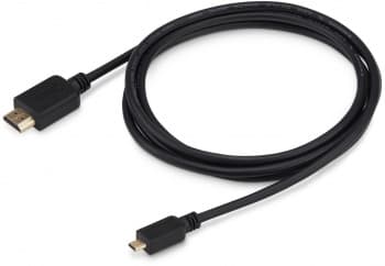 Кабель аудио-видео Buro HDMI 1.4 HDMI (m)/Micro HDMI (m) 1.8м. черный (MICROHDMI-HDMI-1.8) - фото 2
