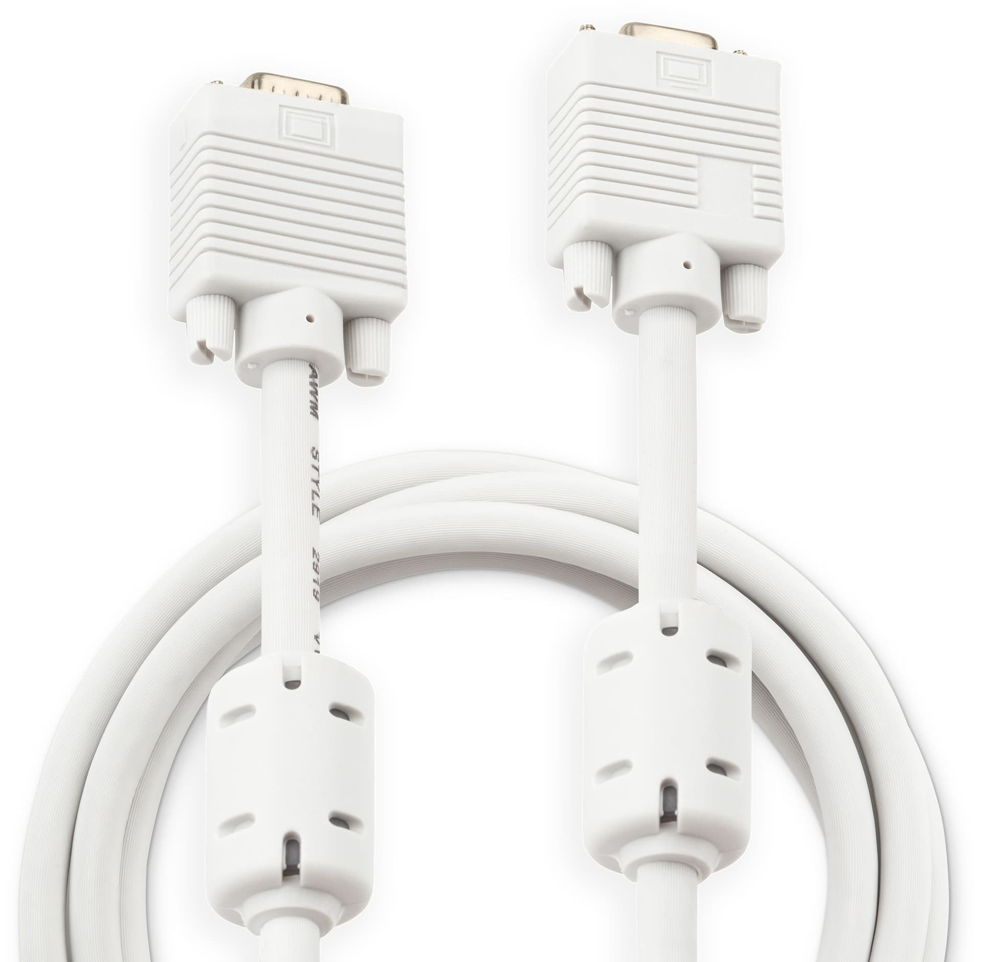 Кабель Buro CAB016S-06 VGA (m) VGA (m) 1.8м феррит.кольца серый - фото 4