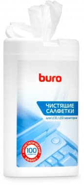 Салфетки Buro BU-tft для экранов ЖК мониторов туба 100шт влажных - фото 5