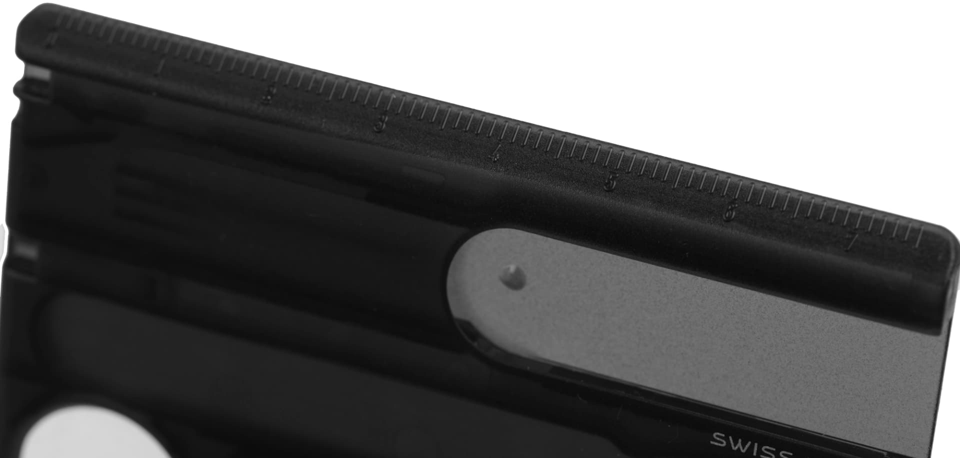 Швейцарская карта Victorinox SwissCard Lite (0.7333.T3) черный полупрозрачный коробка подарочная - фото 3