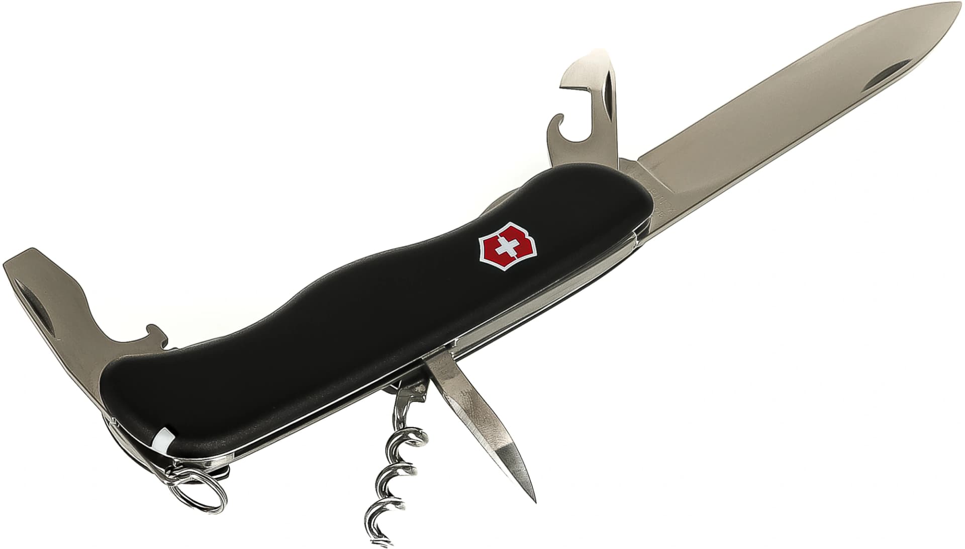 Нож перочинный Victorinox picknicker (0.8353.3) 111мм 11функц. черный карт.коробка - фото 3