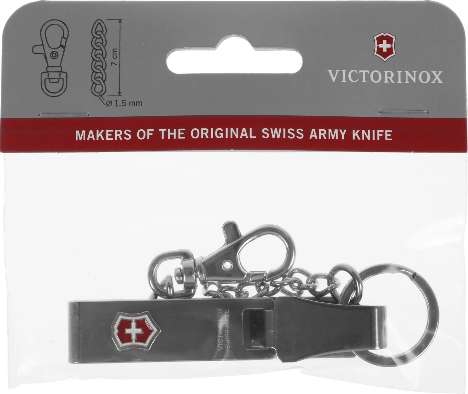 Подвеска для ремня Victorinox 4.1859 серебристый блистер - фото 4