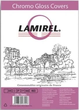 Обложки для переплёта Fellowes A4 красный (100шт) Lamirel LA-7869101 (LA-78691) - фото 2