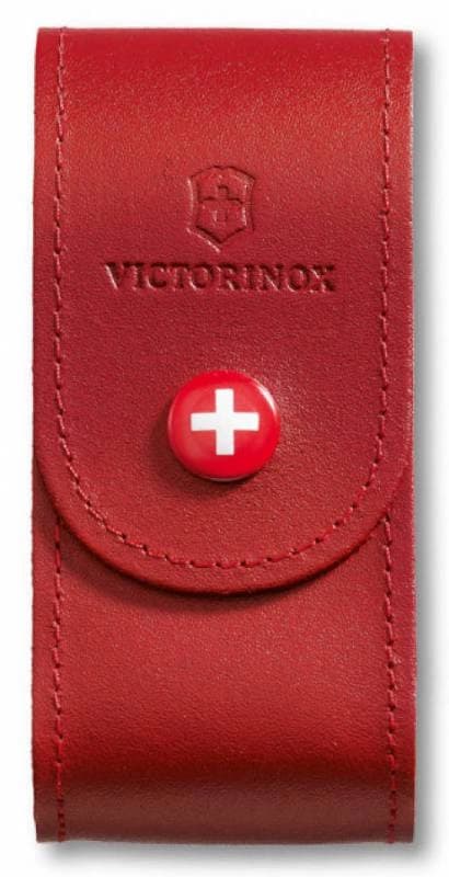 Чехол Victorinox 4.0521.1 нат.кожа петля красный без упаковки - фото 3