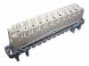 Плинт Lanmaster TWT-LSA10P-DIS-09 10 пар LSA-PROFIL размык. ABS пластик белый - фото 3