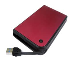Внешний корпус для HDD/SSD AgeStar 3UB2A14 SATA II пластик/алюминий красный 2.5" - фото 4