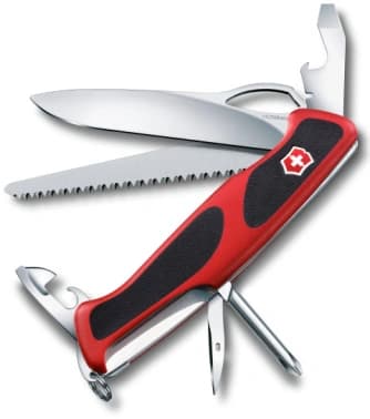 Нож перочинный Victorinox RangerGrip 78 (0.9663.MC) 130мм 12функц. красный/черный карт.коробка - фото 2