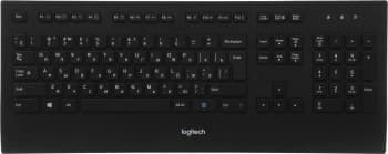 Клавиатура Logitech K280e черный USB (подставка для запястий) (920-005215) кабель 1.66м - фото 2