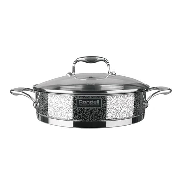 Сотейник Rondell Vintage RDS-353 2.9л. d=26см (с крышкой) стальной