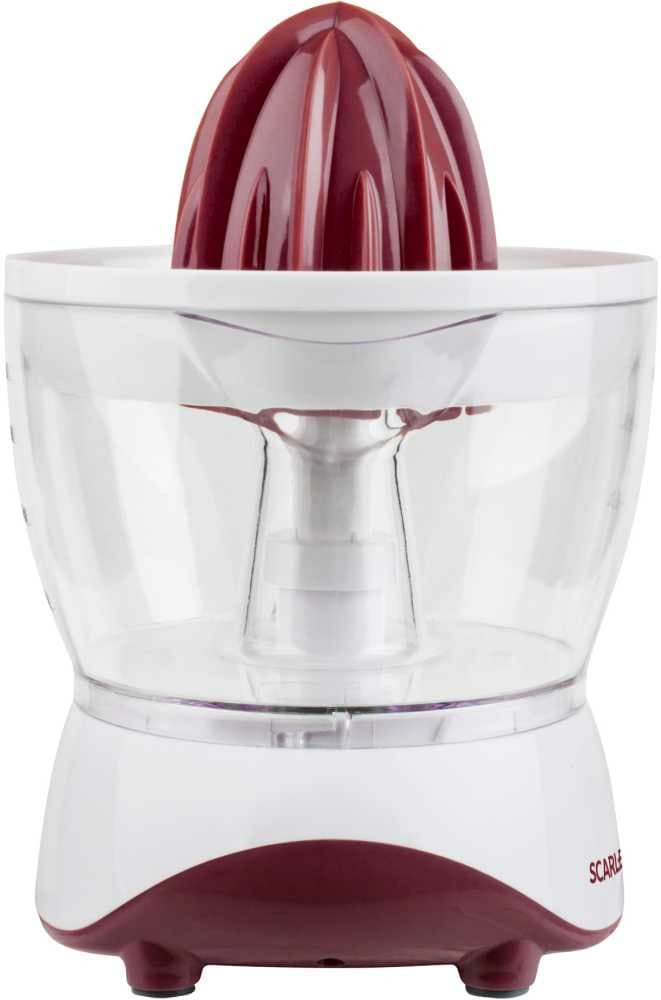 Соковыжималка цитрусовая Scarlett SC-JE50C06 25Вт рез.сок.:700мл. белый/коричневый - фото 3
