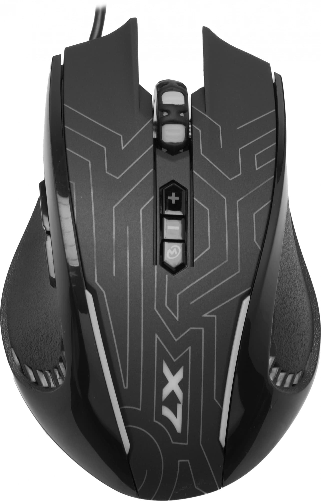Мышь A4Tech X87 черный оптическая 2400dpi USB 8but (X87 (MAZE)) - фото 5