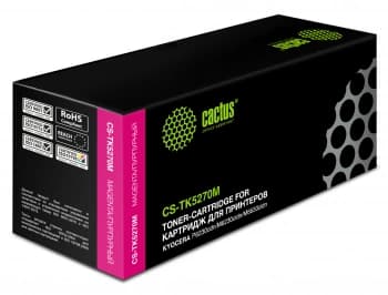 Картридж лазерный Cactus CS-TK5270M TK-5270M пурпурный (6000стр.) для Kyocera Ecosys P6230cdn/M6230cidn/M6630cidn - фото 2