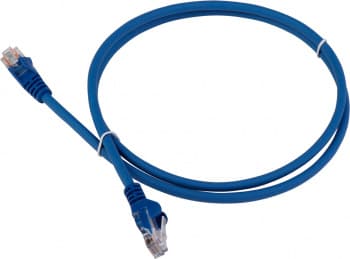 Патч-корд Lanmaster LAN-PC45/U6-5.0-BL UTP RJ-45 вил.-вилка RJ-45 кат.6 5м синий LSZH (уп.:1шт) - фото 2