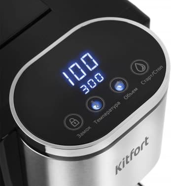 Термопот Kitfort КТ-2503 2.2л. 2600Вт черный/серебристый - фото 5