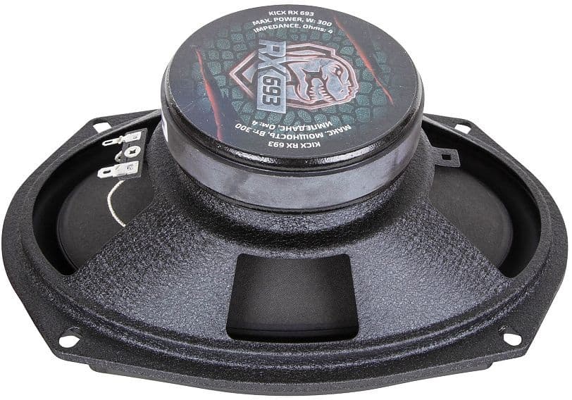 Колонки автомобильные Kicx RX 693 300Вт 91дБ 4Ом 15x23см (6x9дюйм) (ком.:2кол.) коаксиальные трехполосные - фото 3