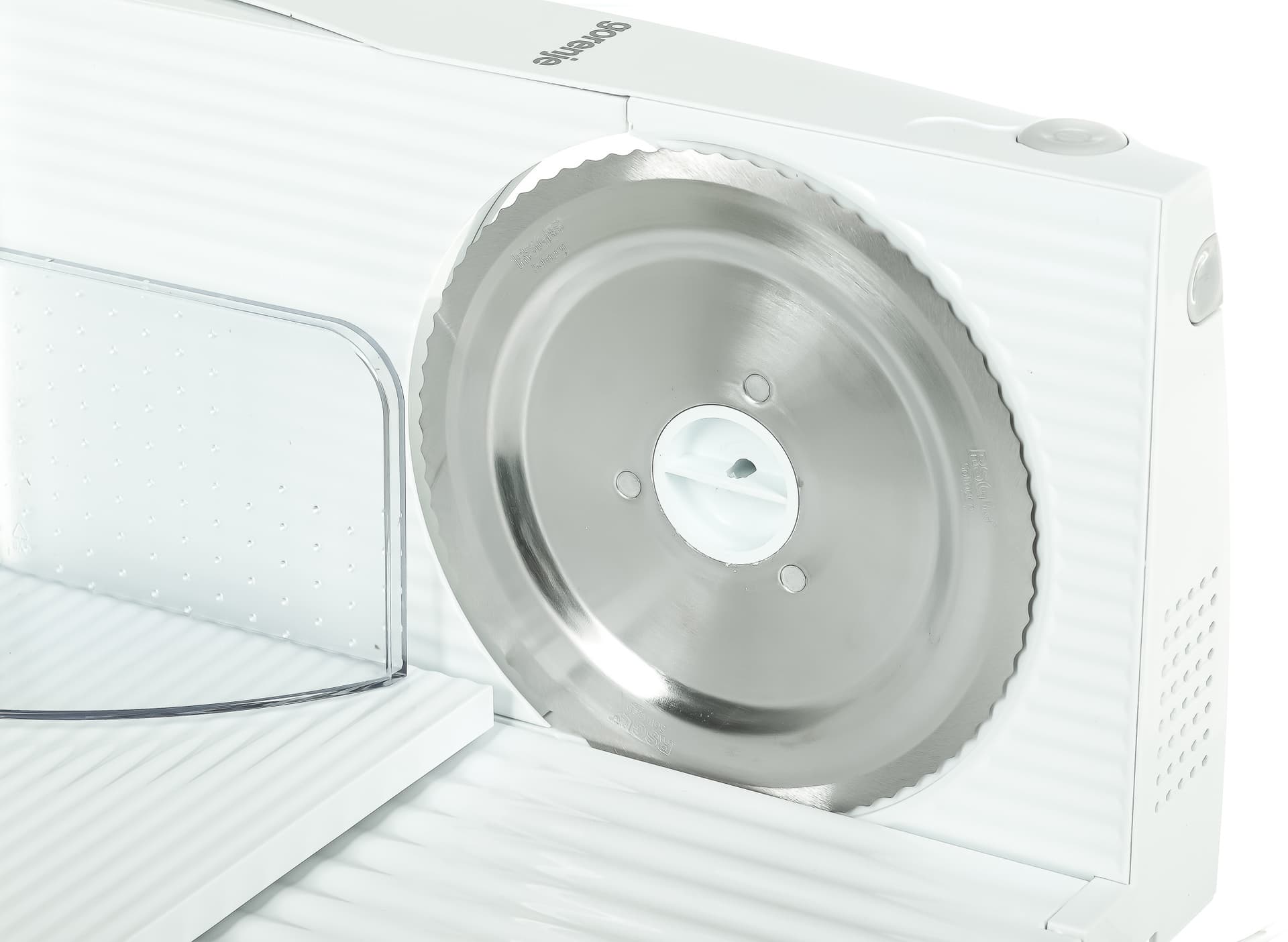 Ломтерезка Gorenje R401W 100Вт (нарезка до 17мм) белый - фото 1