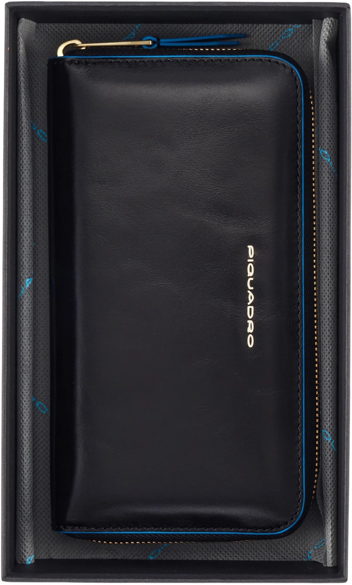 Кошелек женский Piquadro Blue Square PD1515B2R/N черный натур.кожа - фото 3