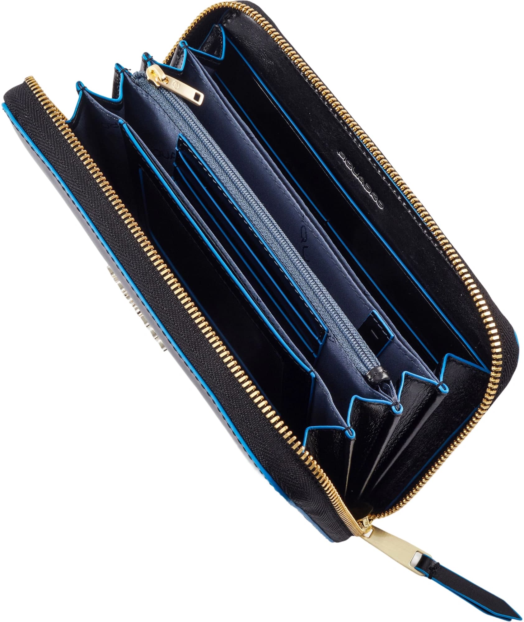 Кошелек женский Piquadro Blue Square PD1515B2R/N черный натур.кожа - фото 5