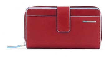 Кошелек женский Piquadro Blue Square PD1354B2R/R красный натур.кожа - фото 2