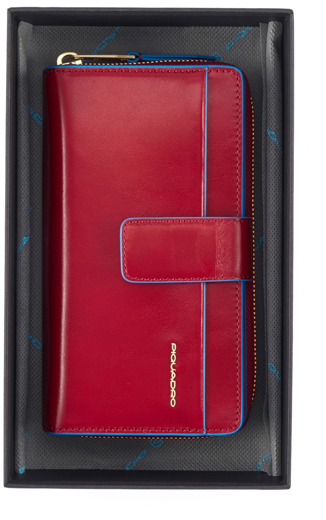 Кошелек женский Piquadro Blue Square PD1354B2R/R красный натур.кожа - фото 3