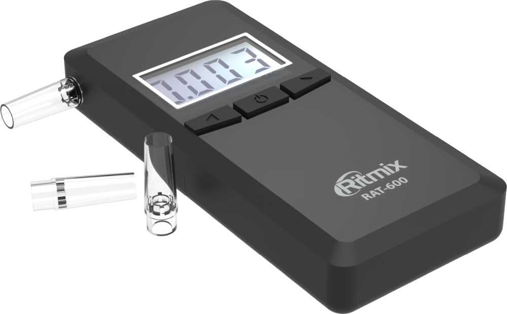Алкотестер Ritmix RAT-600 электрохимический черный - фото 2