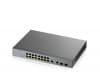 Коммутатор Zyxel GS1350-18HP-EU0101F (L2) 16x1Гбит/с 2xКомбо(1000BASE-T/SFP) 16PoE+ 250W управляемый - фото 2