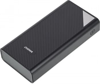 Мобильный аккумулятор Digma DGP-30000-4U 30000mAh QC4.0/PD3.0 22.5W 3A 4xUSB-A/USB-C черный (DGP-30000-4U-B) - фото 2