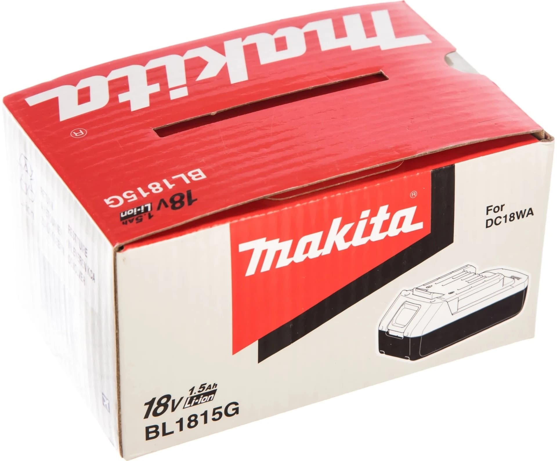 Батарея аккумуляторная Makita BL1815G 18В 1.5Ач Li-Ion (198186-3) - фото 4