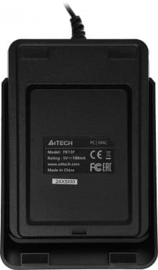 Числовой блок A4Tech FK13P черный USB slim для ноутбука (FK13P BLACK) кабель 1.5м - фото 5