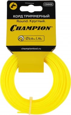 Леска для садовых триммеров Champion C5002 d=2мм L=15м - фото 5