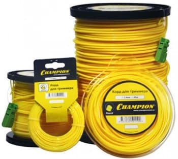 Леска для садовых триммеров Champion C5002 d=2мм L=15м - фото 2