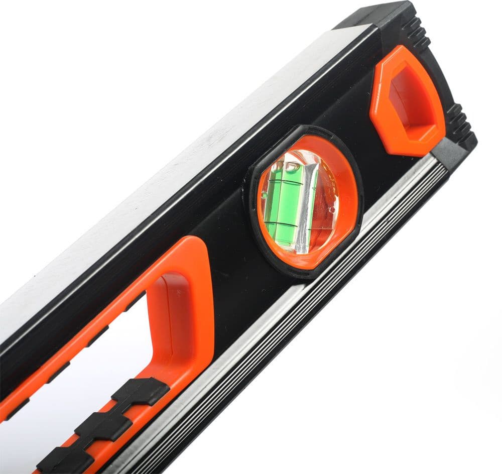Уровень Patriot Platinum LCP-800L пузырьковый 3глаз. магнит. черный/оранжевый (350005513) - фото 2