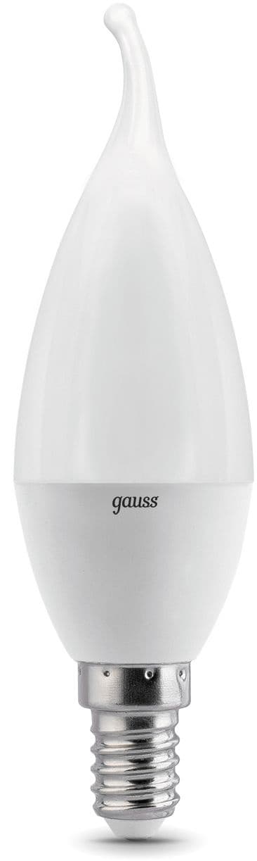 Лампа светодиодная Gauss 6.5Вт цок.:E14 свеча 220B св.свеч.бел.теп. (упак.:10шт) (104101107) - фото 3