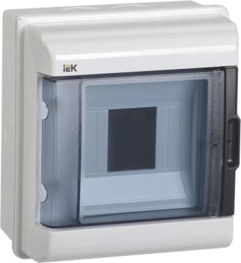 Щит распределительный IEK MKP72-N3-05-55 КМПн-5 IP55 для установки модульных устройств навесной 162мм 108мм 180мм 660B 5мод. пластик IP55 белый (упак.:1шт) - фото 2